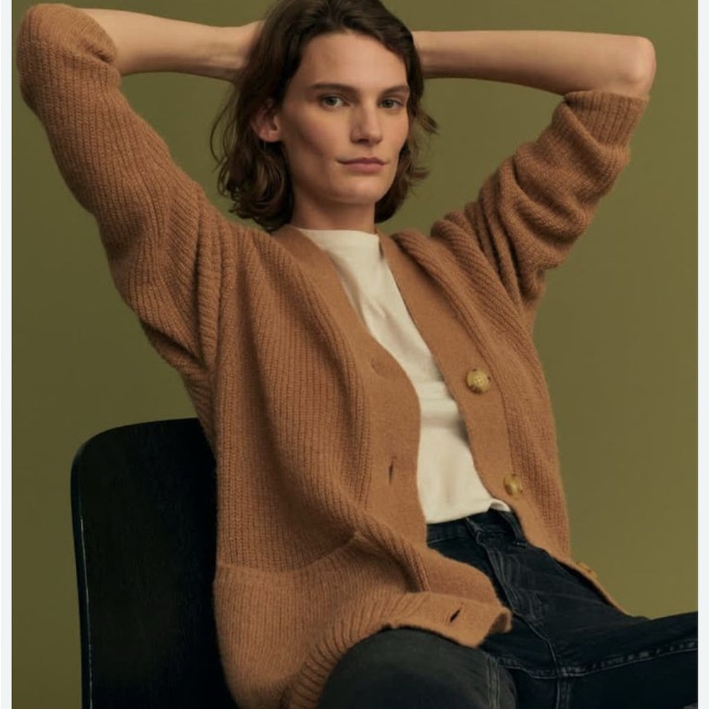 Everlane Oversized Alpaca Cardigan